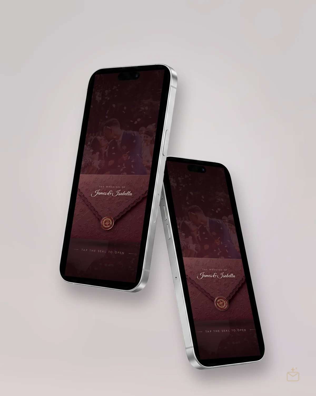 Margaux — Burgundy Lace Letter